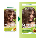 Garnier Nutrisse Nourishing Color Creme, 60 Light Natural Brown (Acorn)
