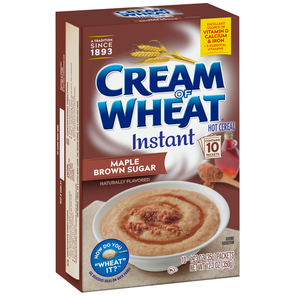 Cream of Wheat, Instant Hot Cereal, Variety Pack, Box of 10 Packets