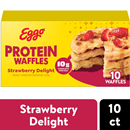 Eggo Fully Loaded Waffles, Strawberry Delight, 10Ct