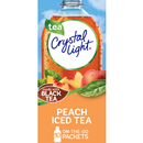 Crystal Light On-the-Go Peach Iced Tea Drink Mix, 10-.0.07 oz Packets
