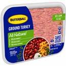 Butterball All Natural Ground Turkey, 93%L 7%F