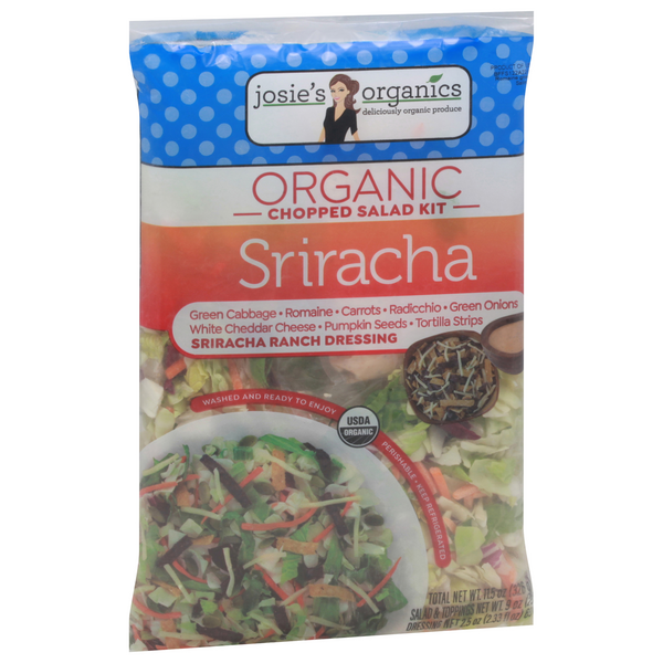 Produce - Organic Packaged Chopped Salad Kit, Spicy Sriracha Ranch at Whole  Foods Market