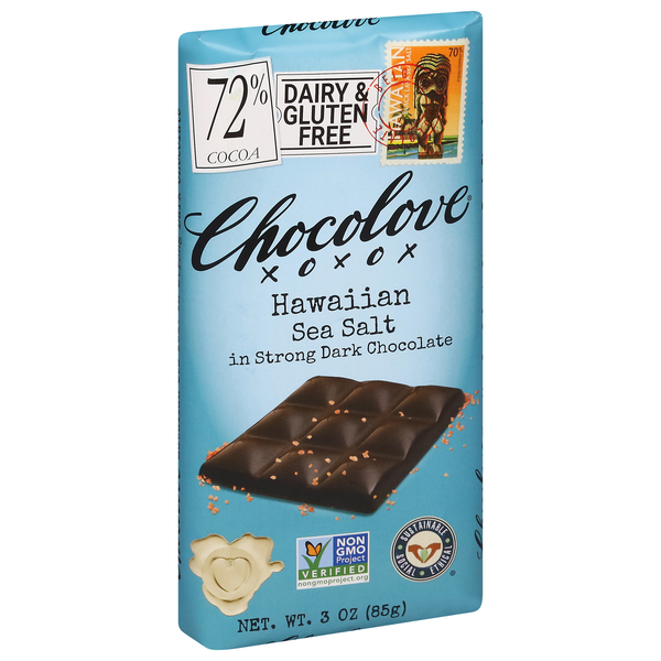 Chocolove 72% Cocoa Hawaiian Sea Salt Dark Chocolate 3 oz | Hy-Vee