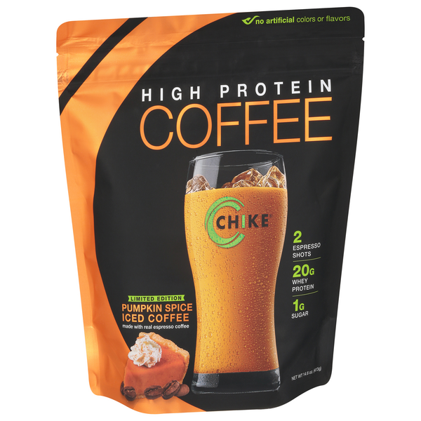 Chike High Protein Iced Coffee, Pumpkin Spice | Hy-Vee Aisles