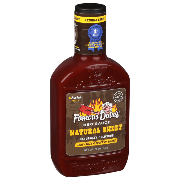 Famous Dave s Natural Sweet BBQ Sauce Hy Vee Aisles Online Grocery Shopping