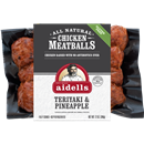 Aidells Chicken Meatballs, Teriyaki & Pineapple