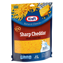 Kraft Shredded Sharp Cheddar Cheese