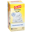 Glad Tall Kitchen Bags, Drawstring, Fragrance Free, 13 Gallon