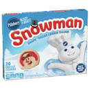 Pillsbury Ready to Bake Sugar Cookie Dough, Snowman 20Ct