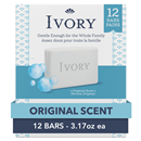 Ivory Bar Soap Original Scent 12-3.17 Oz.