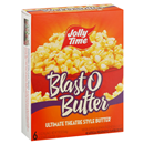 Jolly Time Blast O Butter Ultimate Theatre Style Microwave Popcorn,  6-3.2 Oz