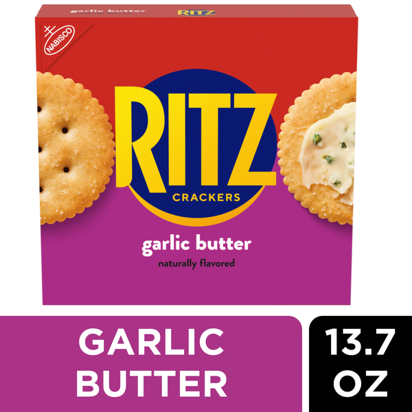 Ritz Crackers, Garlic Butter | Hy-Vee Aisles Online Grocery Shopping