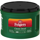 Folgers Classic Decaf Ground Coffee, Medium Roast, 19.2 Ounce Canister