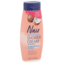 Nair Shower Cream Hair Remover, Natural Coconut Oil & Vitamin E