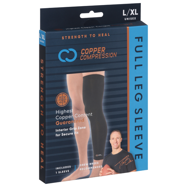Copper Compression Knees Calves Thighs Legs Highest Copper Content