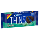 Oreo Thins Mint Creme Chocolate Sandwich Cookies, Family Size