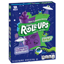 Roll-Ups Fruit Flavored Snacks, Classified Mystery Flavor, 10-0.5 oz
