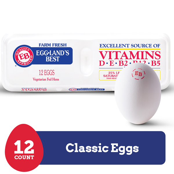 Eggland's Best Classic Large White Eggs | Hy-Vee Aisles Online