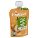 Happy Baby Baby Food, Organic, Pears with Cashew Butter, 6+ Months