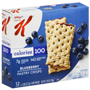 Kellogg's Special K Bluberry Pastry Crisps 6-0.88 oz Pouches