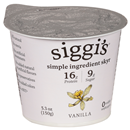 Siggi's 0% Milkfat Strained Non-Fat Vanilla Yogurt