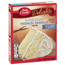 Betty Crocker Delights Super Moist French Vanilla Cake Mix