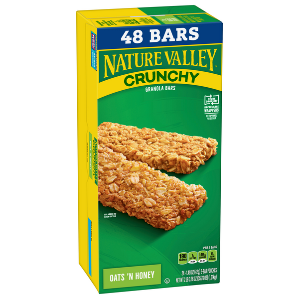 Nature Valley Granola Bars Crunchy Oats n Honey Value Pack - 24-1.49 Oz -  Star Market