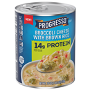 Progresso Protein Soup, Broccoli Cheese With Brown Rice