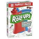 Betty Crocker Fruit Roll-Ups Fruit Flavored Snacks, Strawberry Sensation Blue Raspberry, Variety Pack, Family Pack 30-0.5 oz