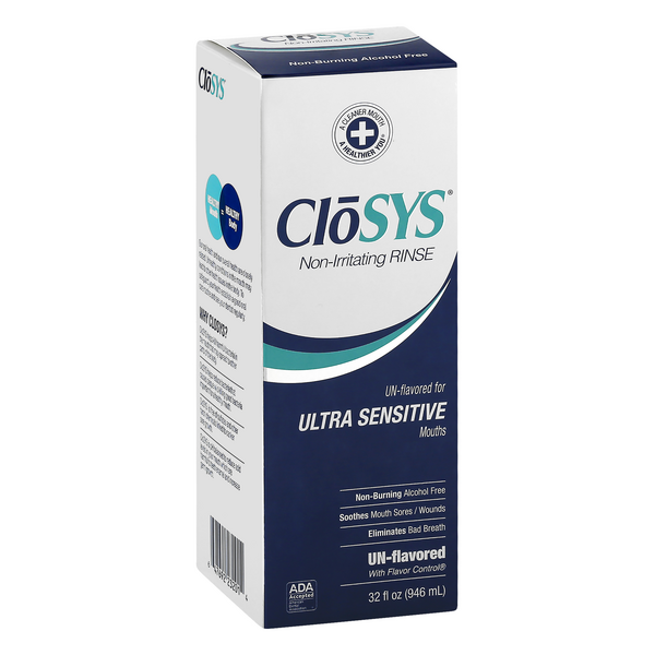 CloSys Oral Health Rinse, Alcohol-Free, Un-Flavored | Hy-Vee Aisles ...