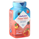 VitaFusion Fiber Well Sugar Free Gummies Peach, Strawberry & Berry Flavors