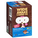 Wide Awake Coffee Co. French Vanilla Light 100% Arabica Coffee Single Serve Pods