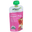 Sprout Organic Toddler Puree, Apple, Apricot & Strawberry Superfruit