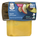 Gerber 2nd Foods Apple Avocado 2 - 4 oz Cups