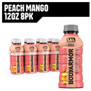 BODYARMOR Lyte Peach Mango Electrolyte Sports Drink, 8 Pack
