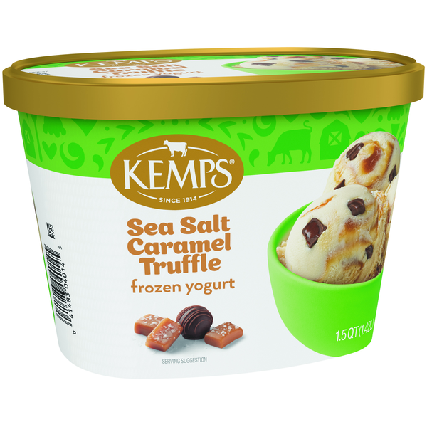 Kemps Sea Salt Caramel Truffle Frozen Yogurt | Hy-Vee Aisles