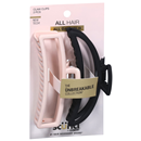 Scunci Unbreakable Collection, All Hair All Day Hold Open Cut Claw Clips