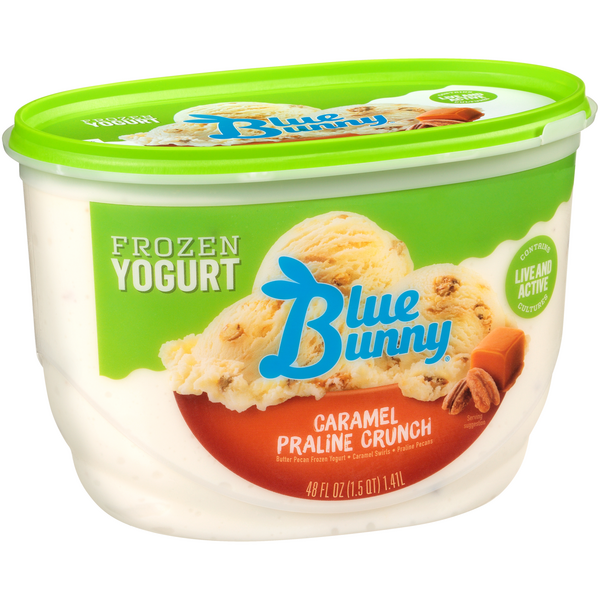 Blue Bunny Caramel Praline Crunch Frozen Yogurt | Hy-Vee Aisles