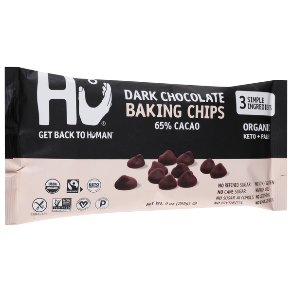 Hu Organic Dark Chocolate Baking Chips 9 oz | Hy-Vee Aisles Online
