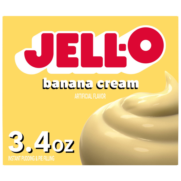 Jell-O Banana Cream Instant Pudding & Pie Filling | Hy-Vee Aisles