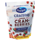 Ocean Spray Craisins Original Dried Cranberries, Value Pack