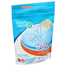 Simply Done Laundry Detergent Pacs, Free & Clear 20Ct