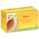 Hy-Vee Honey Lemon Ginseng Green Tea Bags