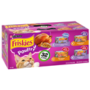 Purina Friskies Poultry Variety Pack Cat Food 32ct