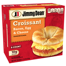 Jimmy Dean Bacon, Egg & Cheese Croissant Sandwiches, 8Ct (Frozen)