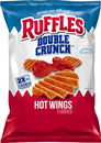 Ruffles Double Crunch Hot Wings Flavored Potato Chips