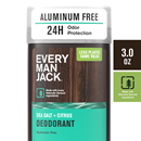 Every Man Jack Aluminum Free Deodorant, Sea Salt