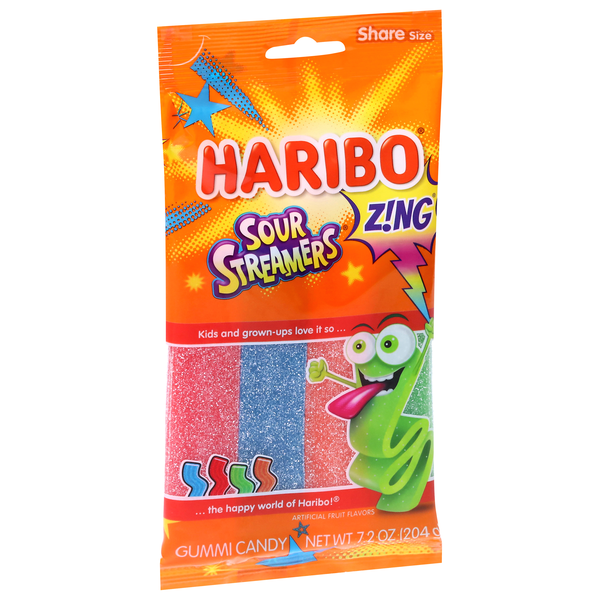 Haribo Zing Sour Streamers, Share Size | Hy-Vee Aisles Online Grocery ...