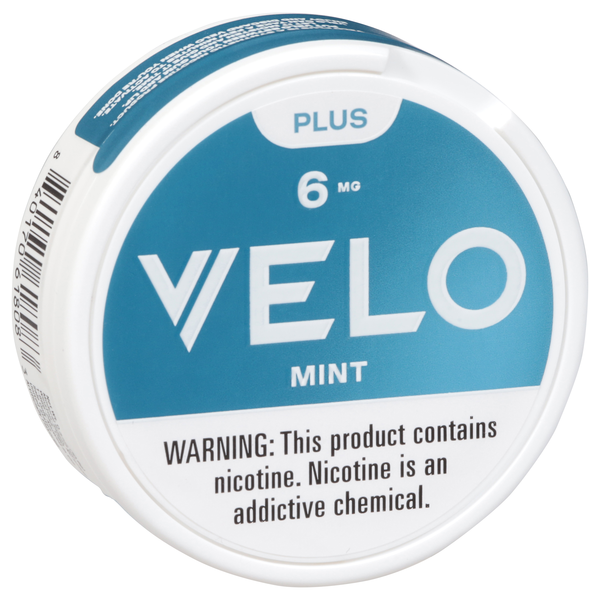 Velo Plus Nicotine Pouches, 6 Mg, Mint, 20Ct | Hy-Vee Aisles