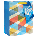 Hallmark 13" Large Father's Day Gift Bag (Modern Plaid)